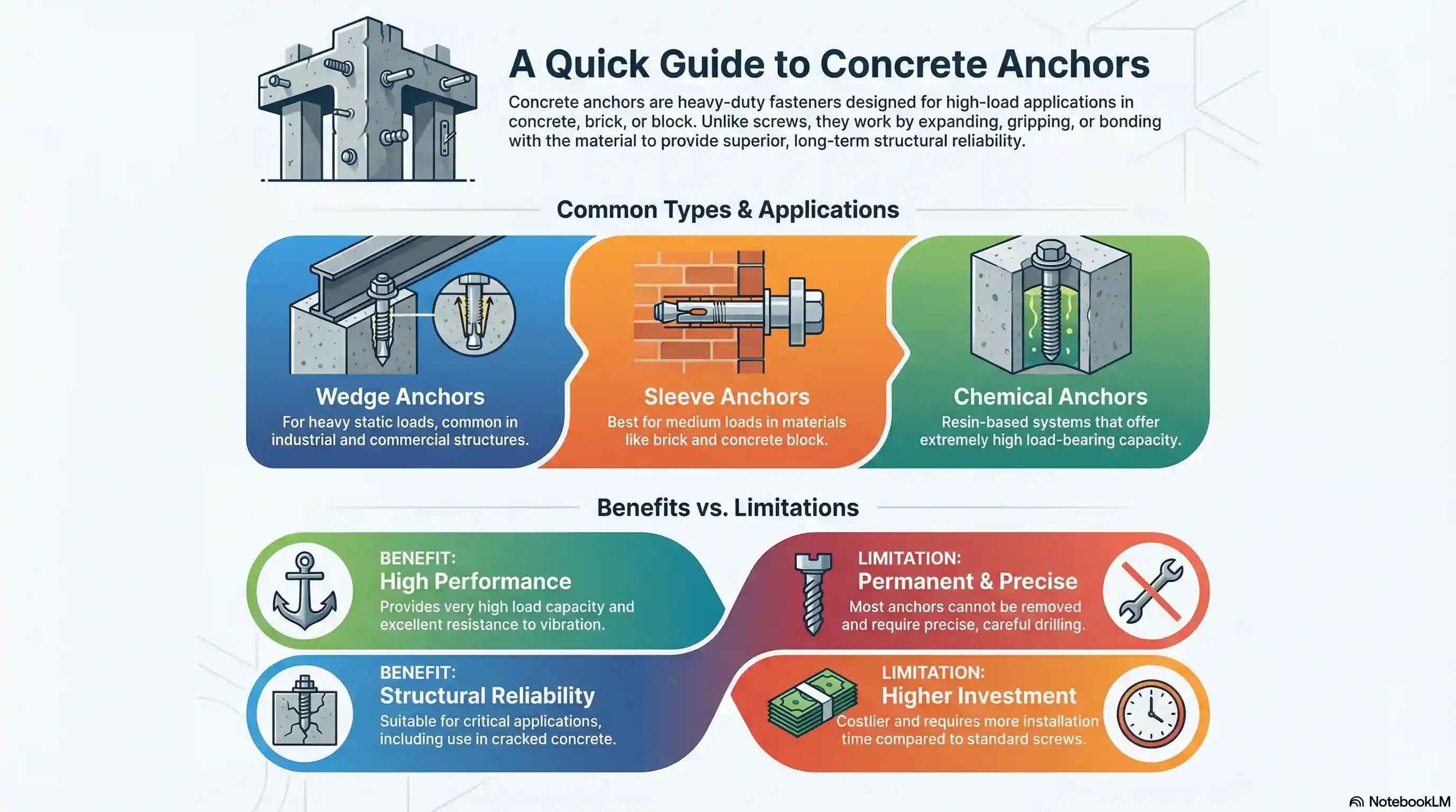 Concrete Anchor Guide and Types